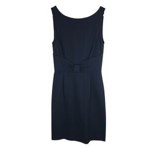 Kate Spade Womens Dress 4 Black Bow Detail Sleeveless Workwear Quiet Luxury Chic